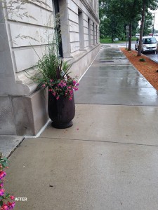 sidewalk caulking for apartment complex in St. Paul
