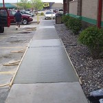 after: concrete sidewalk repair